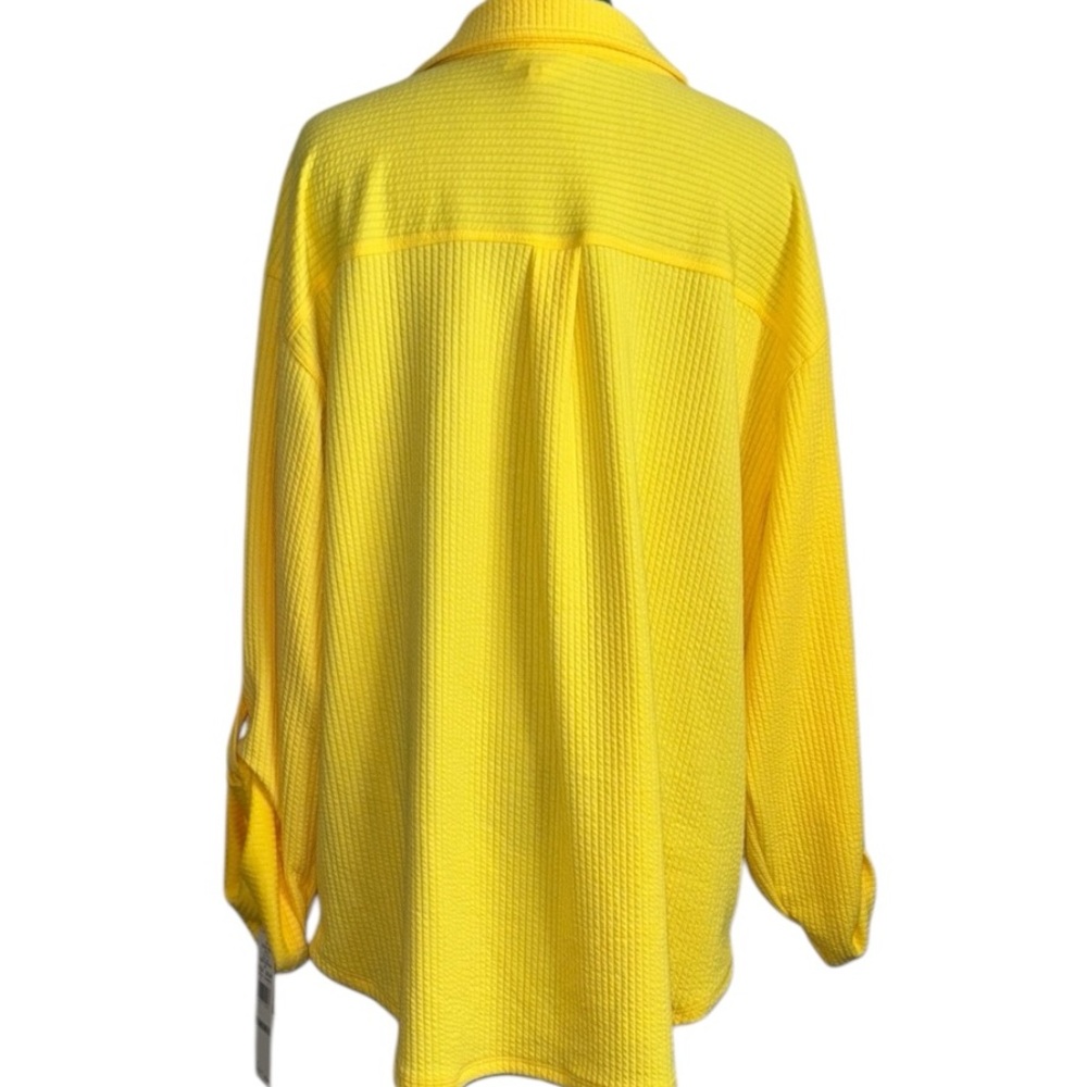 NWT Ruby Rd. Yellow Shacket, P2P:24”, L:30”, RT $72 - Picture 8 of 8